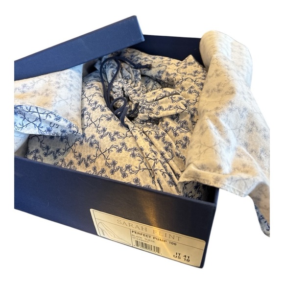 Sarah Flint Perfect Pump 100 in Black Suede Size 41/ US 10 New With Box - Picture 4 of 15